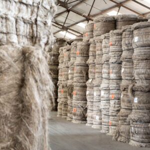 French flax fiber bales, scutched long fiber, wholesale bulk export