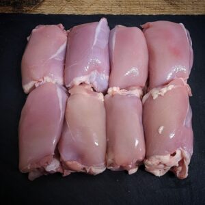 Halal bone-in chicken thighs from Turkey, frozen, wholesale bulk export